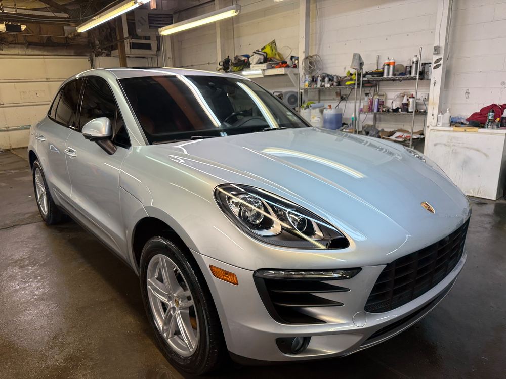 Porsche Macan in the bay by In the Details Auto Spa, Allison Park