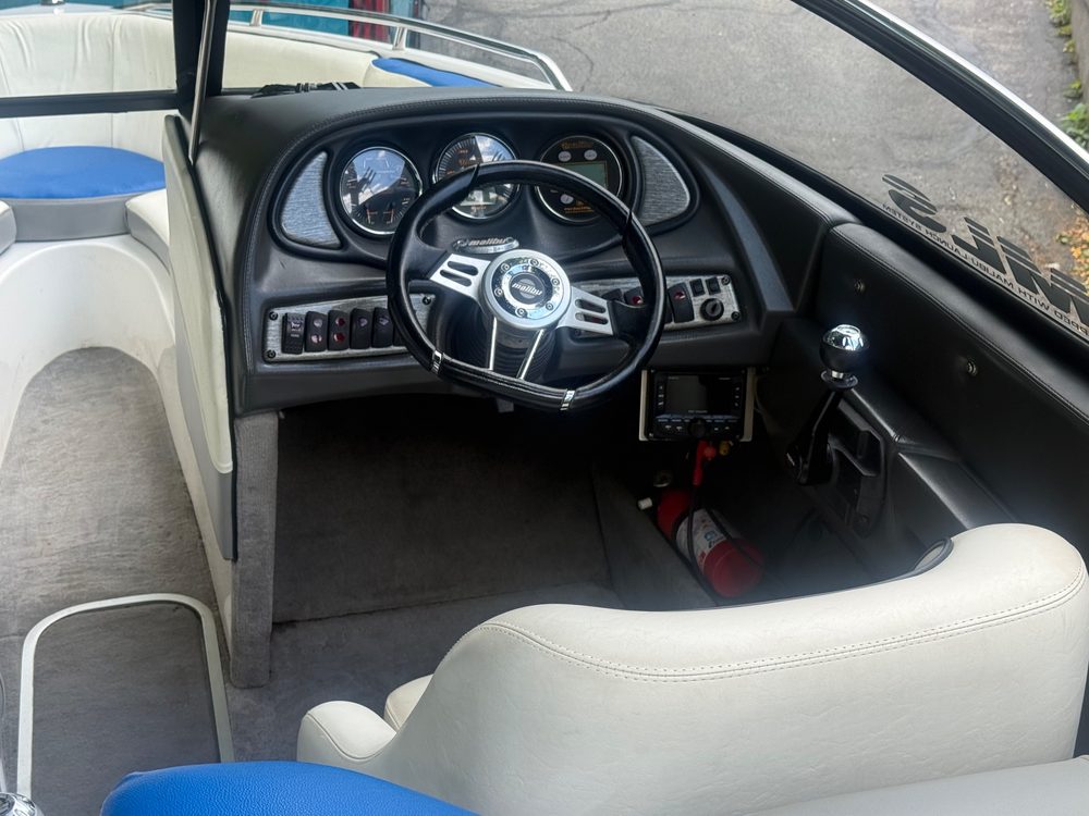 Boat helm cleaned up by In the Details Auto Spa, Allison Park
