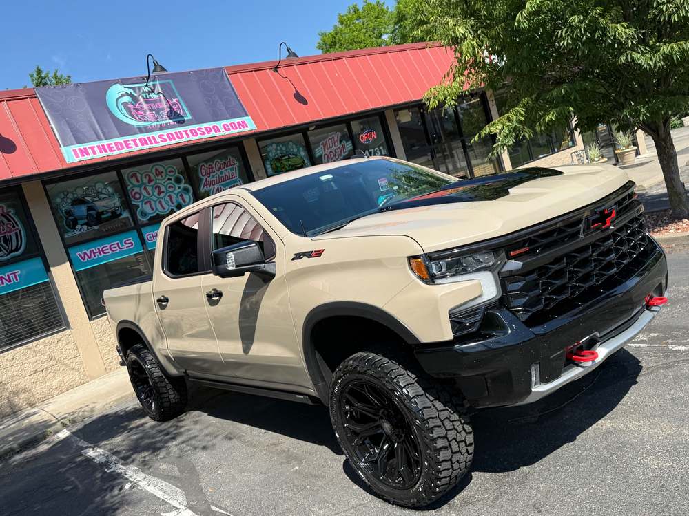 Chevy ZR2 out front by In the Details Auto Spa, Allison Park