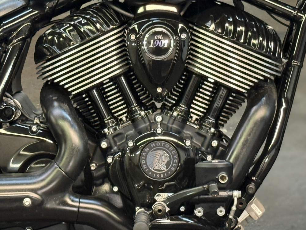 Chrome on an Indian motor by In the Details Auto Spa, Allison Park